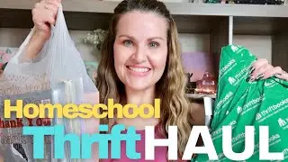 Homeschool Thrift Haul | Buying on a Budget