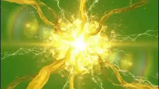 Cinematic Anime Power Lines Green Screen for Dramatic Energy Effects