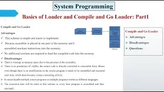 Basics of Loader and Compile and Go Loader: Part1