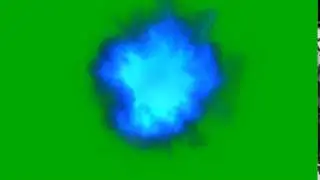 BLUE FIREBALL Greenscreen Effect