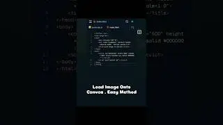 How to load image onto canvas in JavaScript . explained through simple example