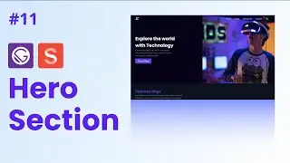 #11 - React Blog Website with Gatsby.js & Sanity.io | Hero Section