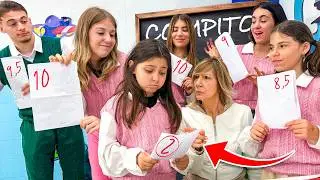 ILARY PRENDE 2 AL COMPITO IN CLASSE DI GEOGRAFIA A SCUOLA PER COLPA DELLA NUOVA SORELLA CATTIVA!