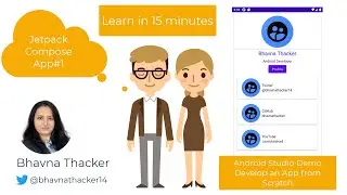 Jetpack Compose Android App Tutorial #1| Manage State in Compose | Learn your first app in 15 mins
