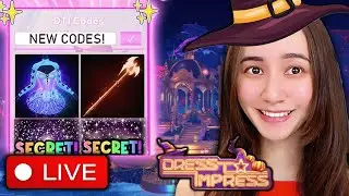 🔴LIVE! NEW CODES and ITEMS in DRESS TO IMPRESS UPDATE!