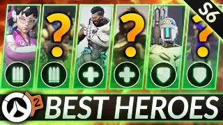 NEW SOLO CARRY HEROES LIST - 6 MAINS to Destroy Season 6 - Overwatch 2 Guide