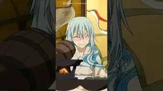 The rice made her tear up 😭🍚 #thetimeigotreincarnatedasaslime #anime #shorts #animemoments