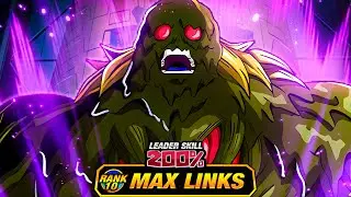 ONE OF THE BEST F2P UNITS EVER!! LEVEL 10 LINKS 100% LR BIO BROLY! (DBZ: Dokkan Battle)