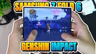 Samsung Z Fold 6 Genshin Impact Gaming test | Snapdragon 8 Gen 3