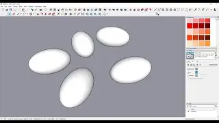 Create 3D Eggs in Sketchup