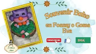 🦉🦉🦉 SOUVENIR BUHO🦉🦉🦉 En Goma Eva o Foamy