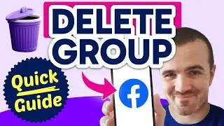 How to DELETE a Facebook Group (Step by Step)