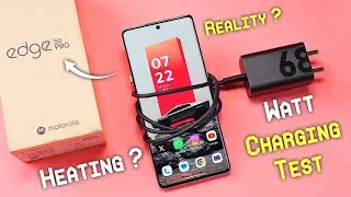Moto Edge 50 Pro Charging Test And Battery Backup Test | Motorola Edge 50 Pro 68 Watt Charging Test