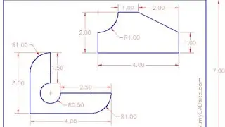 11-How to Use Fillet,Chamfer,Round and Trim Command in AutoCad 2017