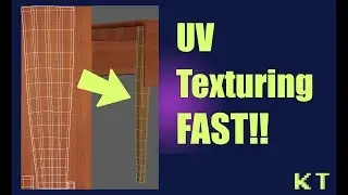 Maya - How to UV map a rectangular based object FAST!!!