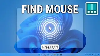Find Your Mouse Pointer Instantly on Windows (PowerToys Find My Mouse Tutorial)