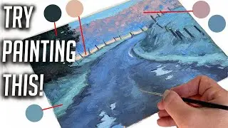 If You Are New To Oil Painting TRY THIS!