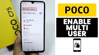 How to Enable Multiple User in Any Poco Phone - Setup Multi User