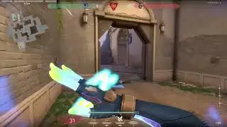the BEST post plant JIGGLE PEEKING (valorant clip)