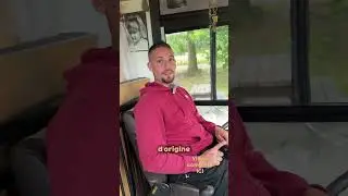 He's driving a bus at 120 km/h!