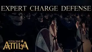 Total War Attila - Expert Charge Defense and Spear Wall against High Charge Infantry