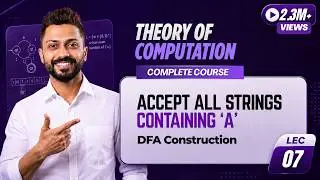 Lec-7: DFA Example 1 | How to Construct DFA in TOC