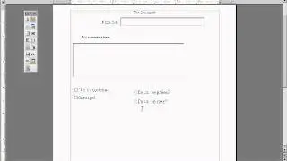 Create a Fillable PDF Document - #2 Tutorial - Check Boxes and Option Buttons