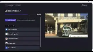 (4) Exporting a video file as a .mp4 file