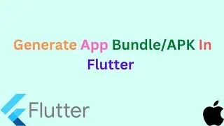 How to generate app bundle in flutter