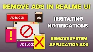 How to remove ads and unknown notifications in any realme smartphone | Stop all Bloatwares Ads 🔥