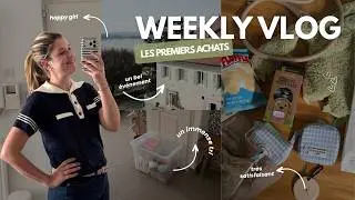 WEEKLY VLOG | Les premiers achats 🥹🐾