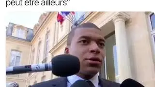 REACTION DE KYLLIAN MBAPPE APRÈS AVOIR REÇU LA LÉGION D’HONNEUR