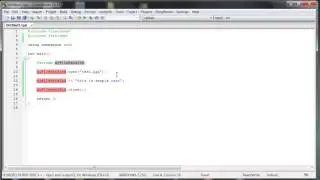 How to open and close files in C++? fstream