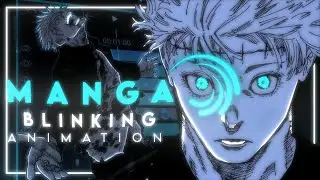 GOJO SATORU - JUJUTSU KAISEN - MANGA BLINKING ANIMATION