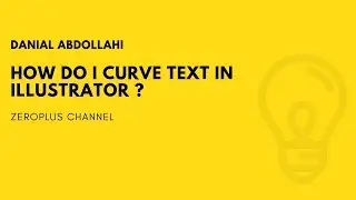 How do i curve text in illustrator
