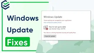 Your Device is Missing Important Security and Quality Fixes | Full Windows Update Troubleshoot 2023
