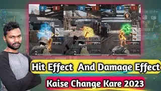 How to Change Damage Effect In  in Pubg 2023 Hindi | PUBG Damage Effect Kaise Change Kare  2023