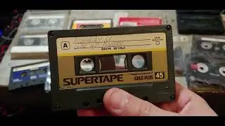 I found a lovely bunch of nostalgic cassette tapes. 