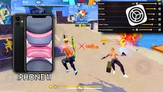 iPhone 11 free fire sensitivity 2026 ⚙️ | iPhone 11 free fire headshot setting ⚙️