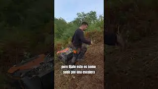 Aquí no se atreve ningún tractorista (5 m de caída a la carretera)