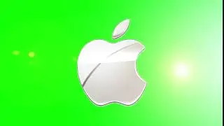 Apple Logo Green Screen
