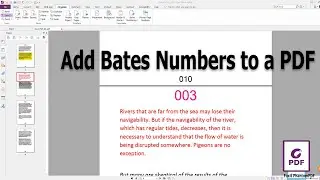 How to Add Bates Numbers to a PDF using Foxit PhantomPDF