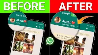 😮How To Freeze Last Seen On Whatsapp In Tamil | Freeze Last Seen