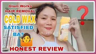 HOW TO WAX ARMPIT USING COLD WAX         ( Glam Works Hair Removal ) HONEST REVIEW | Mommy Cel