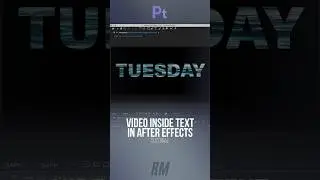 Video inside Text in After Effects Tutorial 