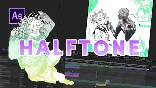 BCC Halftone || Tutorial de Glitch [After Effects]