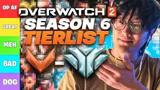 Overwatch 2 - Season 6 Ranked Tier List (Metal Ranks)
