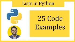 Python Lists - 25 Coding Examples with Hands-on exercises | Amit Thinks