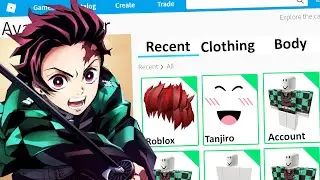 MAKING TANJIRO a ROBLOX ACCOUNT (Demon Slayer)