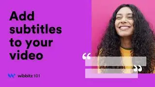 Add subtitles to your video